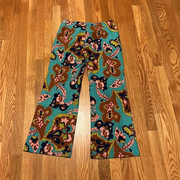 NWT Free People Tessa Tapered Trousers - Retro Floral Size 2 - Picture 12 of 16